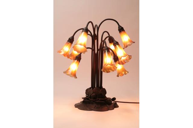 TIFFANY STUDIOS 10 LICHTS Lily lamp