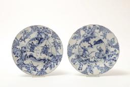 Stel porseleinen Kangxi schalen