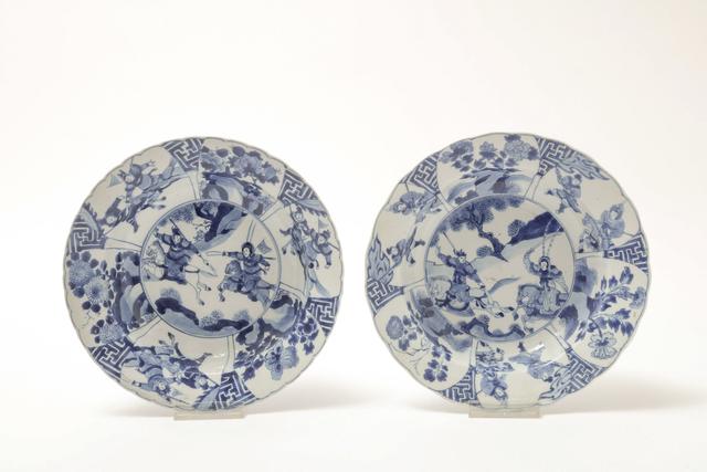 Stel porseleinen Kangxi schalen
