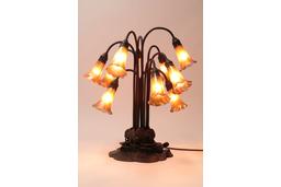 TIFFANY STUDIOS 10 LICHTS Lily lamp
