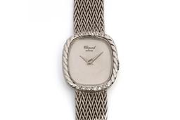 Chopard damespolshorloge gevat in witgouden kast