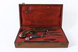 Duelleer percussie pistool met kogels, Canon A Rubans